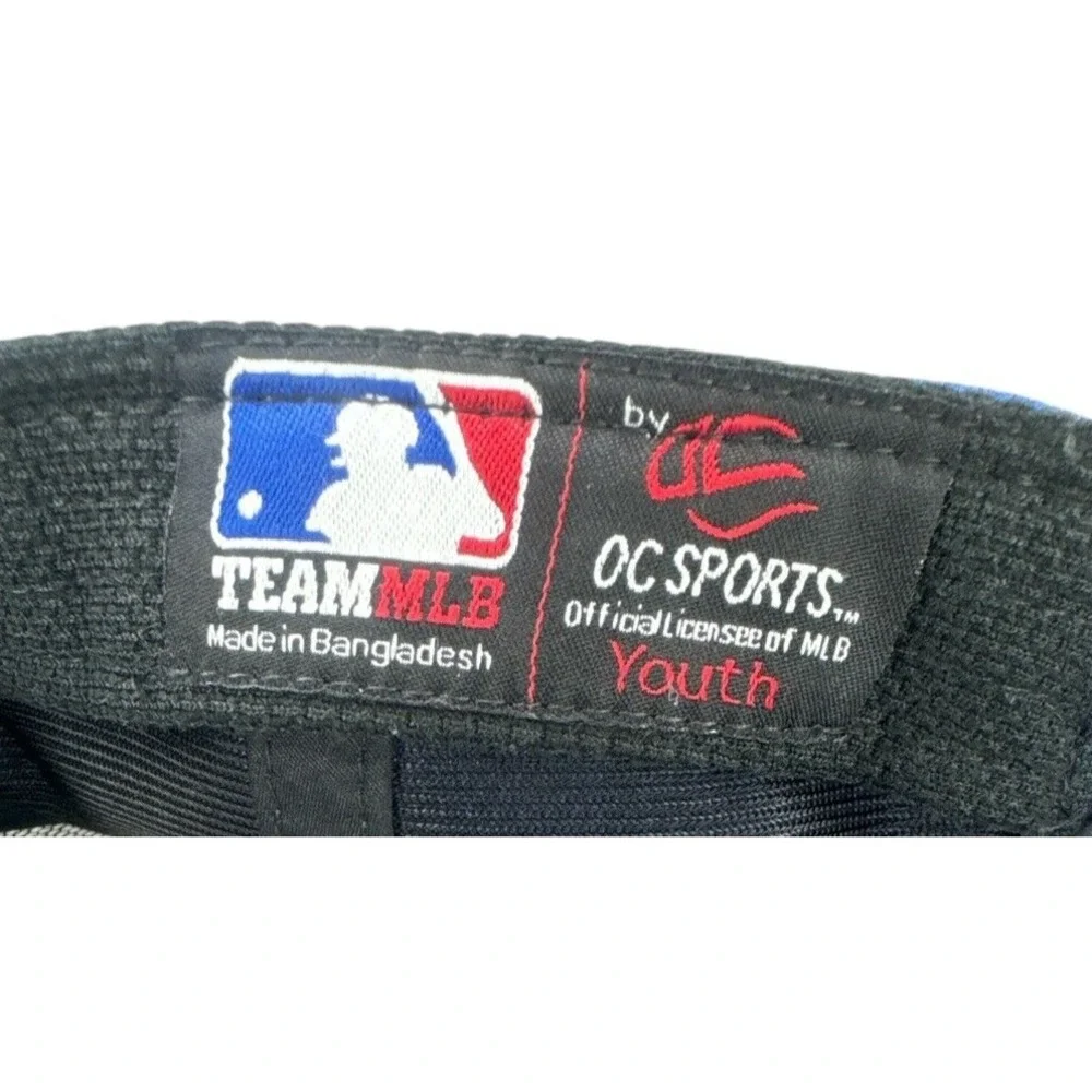 Chicago Cubs Youth Adjustable Strapback Cap – Blue – Embroidered Logo – Cotton T